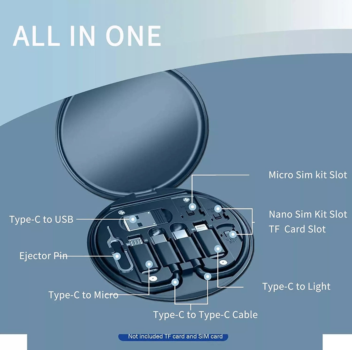 TravelPro - 9-in-1 Reissetje voor Gadgets