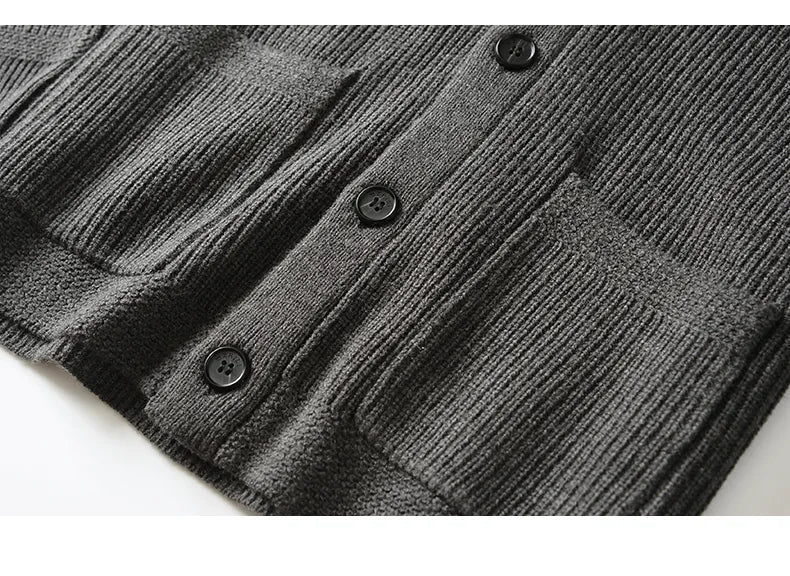 Clement - Gebreid Vest met Knopen voor Heren - Stijlvol & Comfortabel