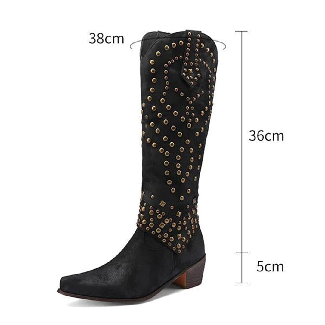 Lifaa - Gezellige Cowboylaarzen voor Vrouwen