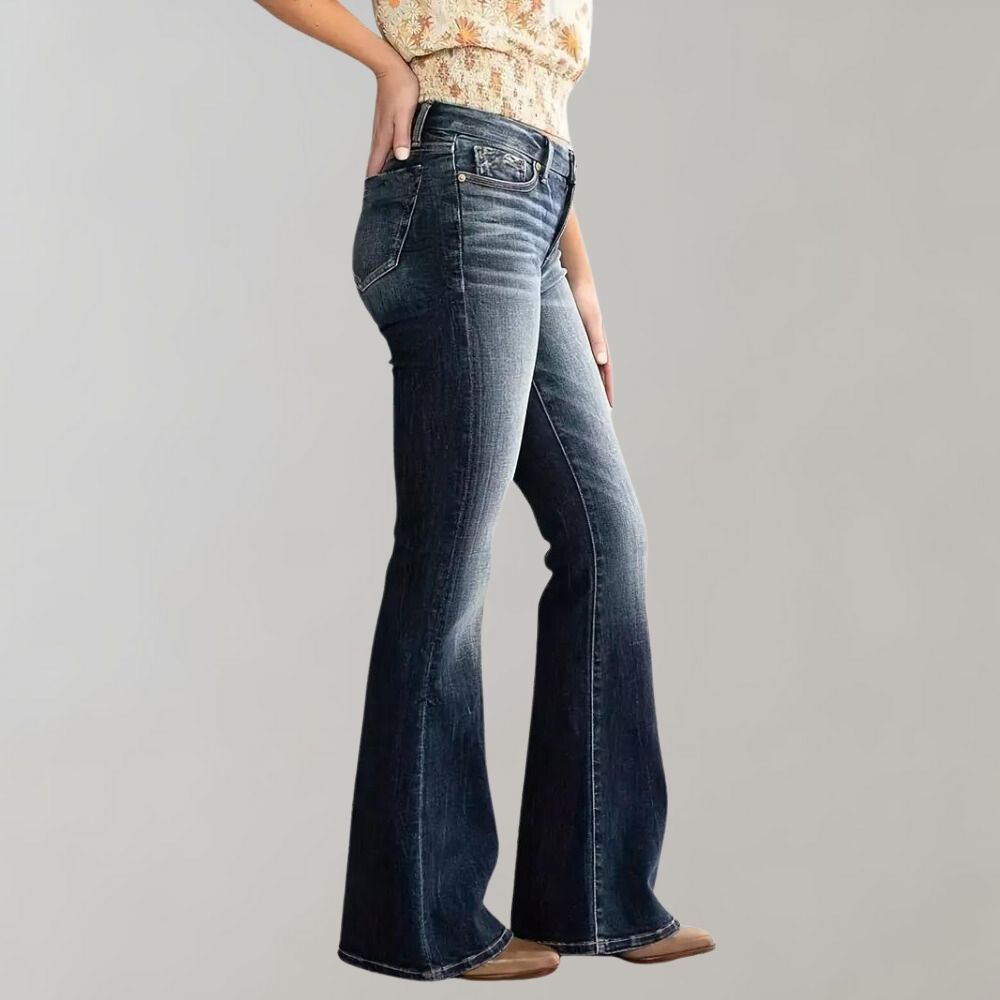 Jessamina - Elegante Uitlopende Jeans voor Vrouwen