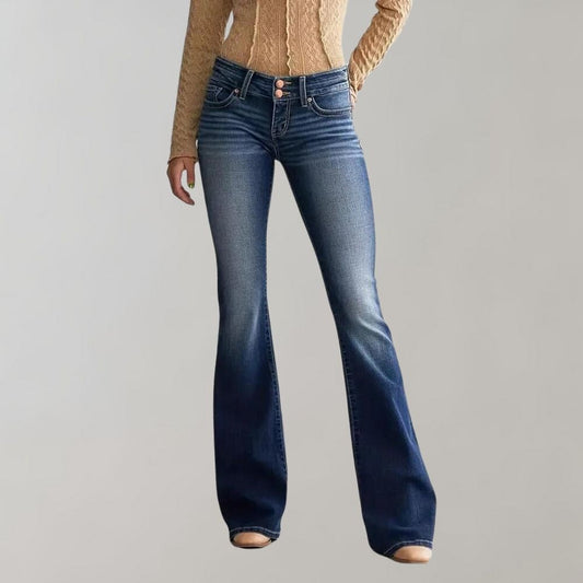 Jessamina - Elegante Uitlopende Jeans voor Vrouwen