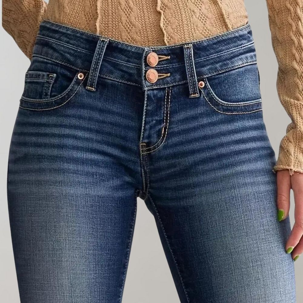 Jessamina - Elegante Uitlopende Jeans voor Vrouwen
