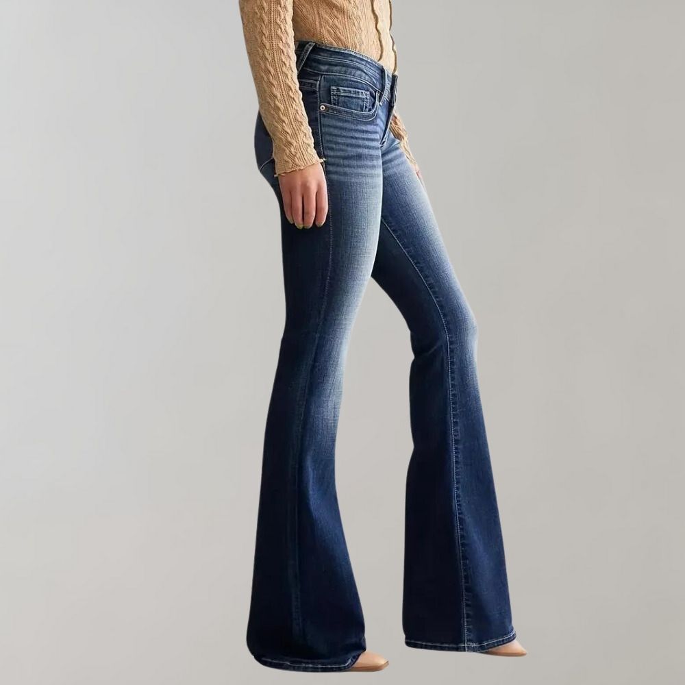 Jessamina - Elegante Uitlopende Jeans voor Vrouwen