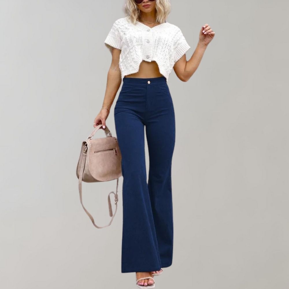 Lehua - Chique Hoge Taille Broek voor Vrouwen