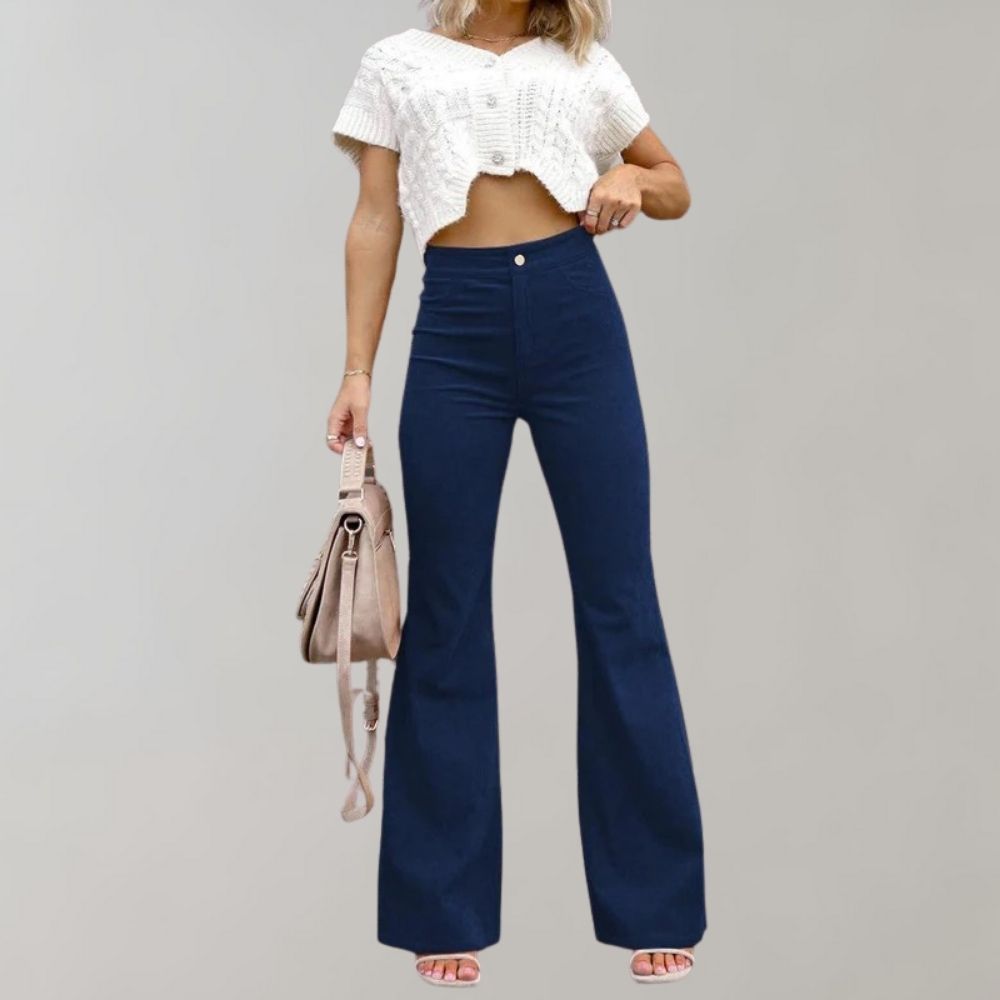 Lehua - Chique Hoge Taille Broek voor Vrouwen