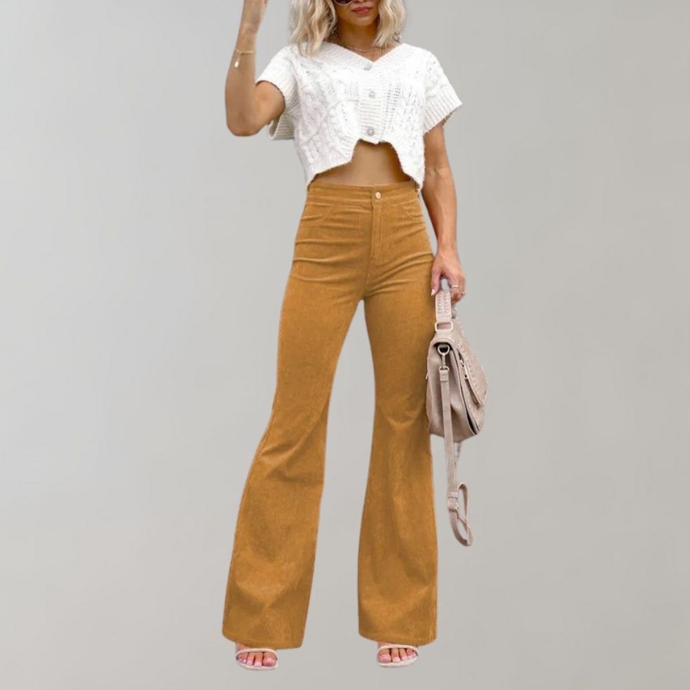 Lehua - Chique Hoge Taille Broek voor Vrouwen