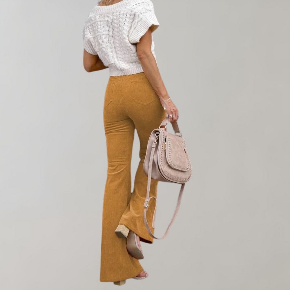 Lehua - Chique Hoge Taille Broek voor Vrouwen