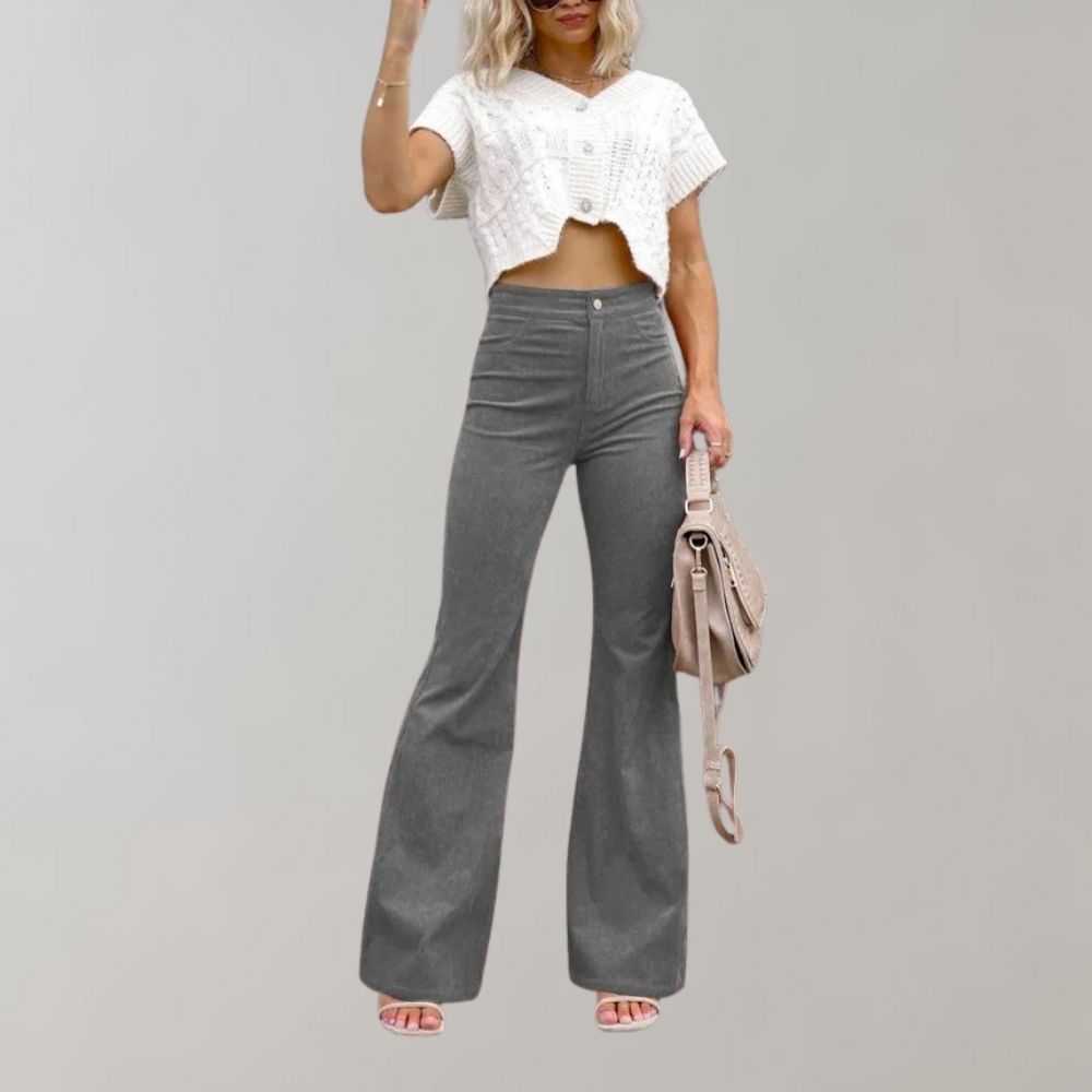 Lehua - Chique Hoge Taille Broek voor Vrouwen