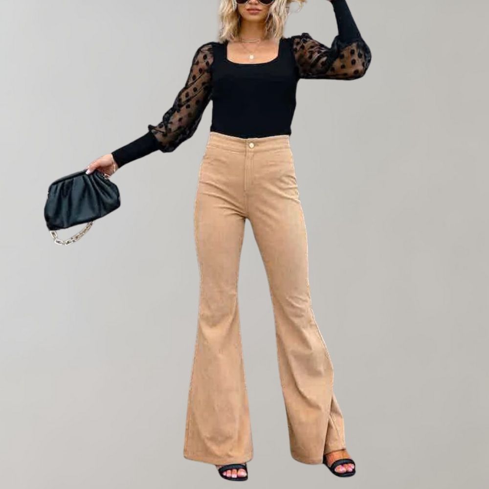 Lehua - Chique Hoge Taille Broek voor Vrouwen