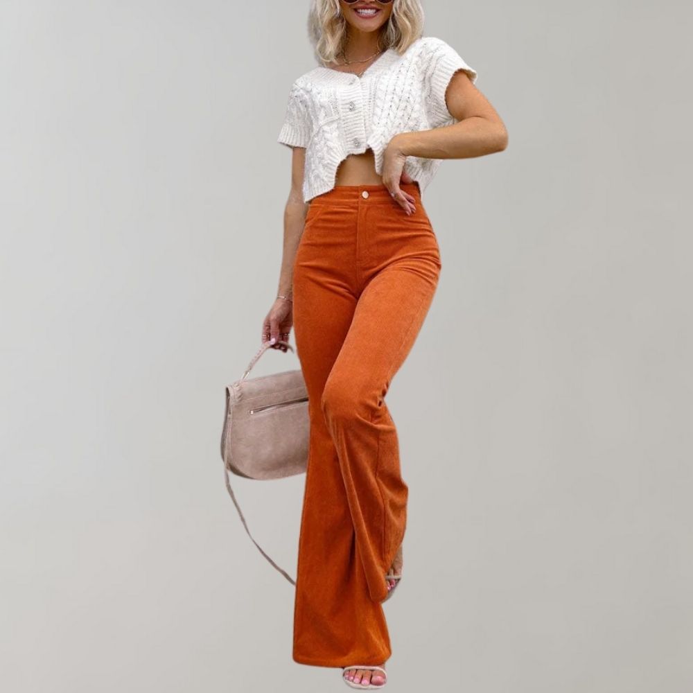 Lehua - Chique Hoge Taille Broek voor Vrouwen