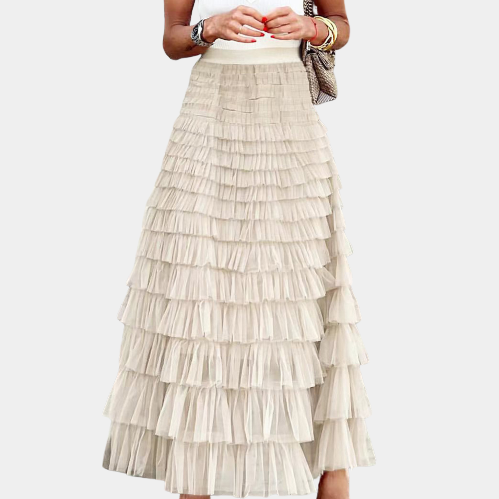 Gelaagde Maxi Rok