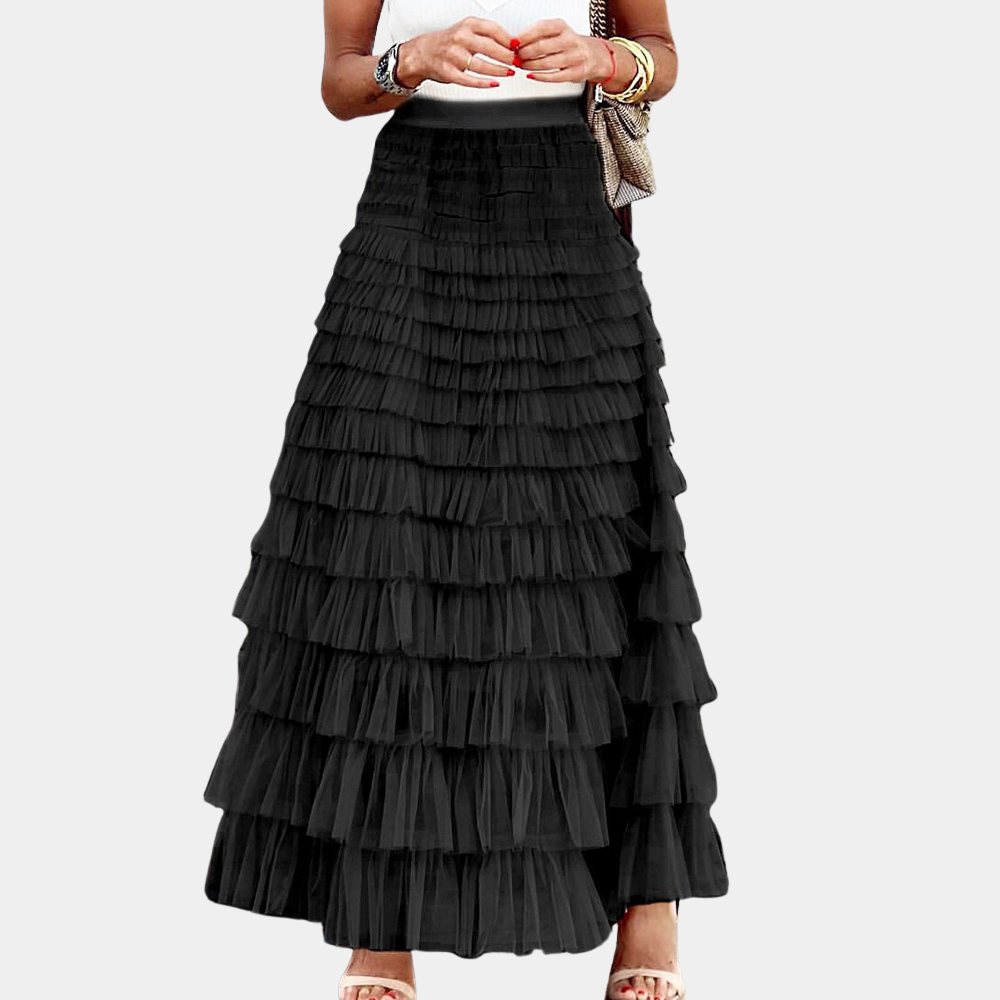 Gelaagde Maxi Rok