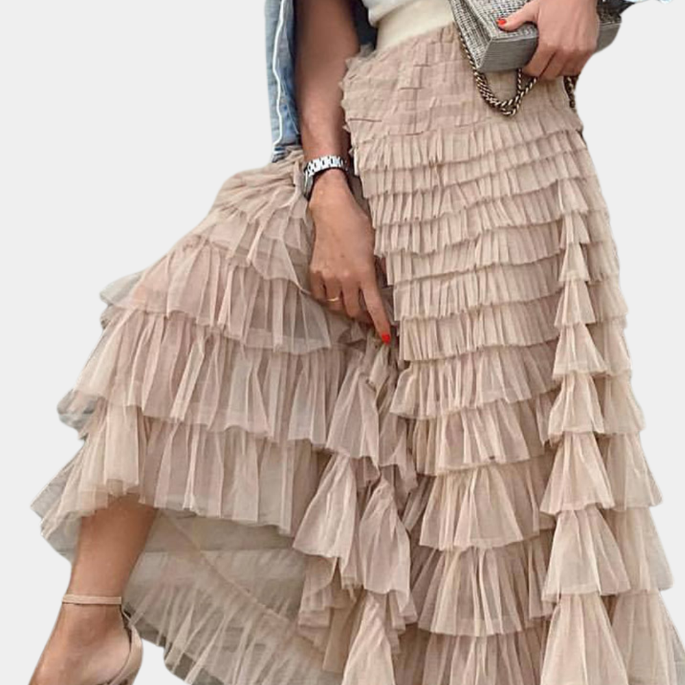 Gelaagde Maxi Rok