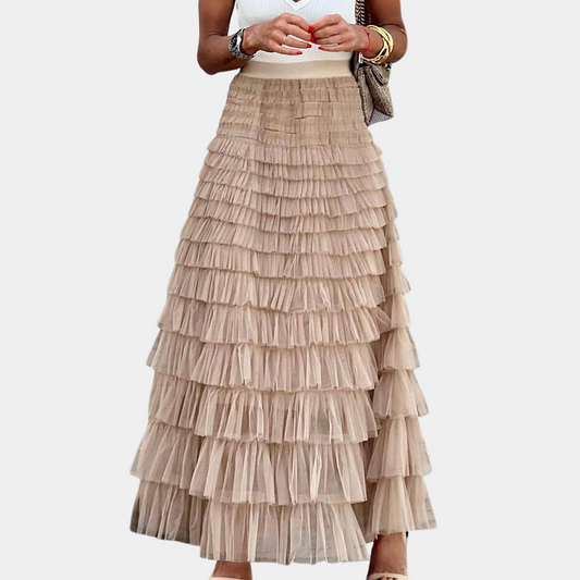 Gelaagde Maxi Rok