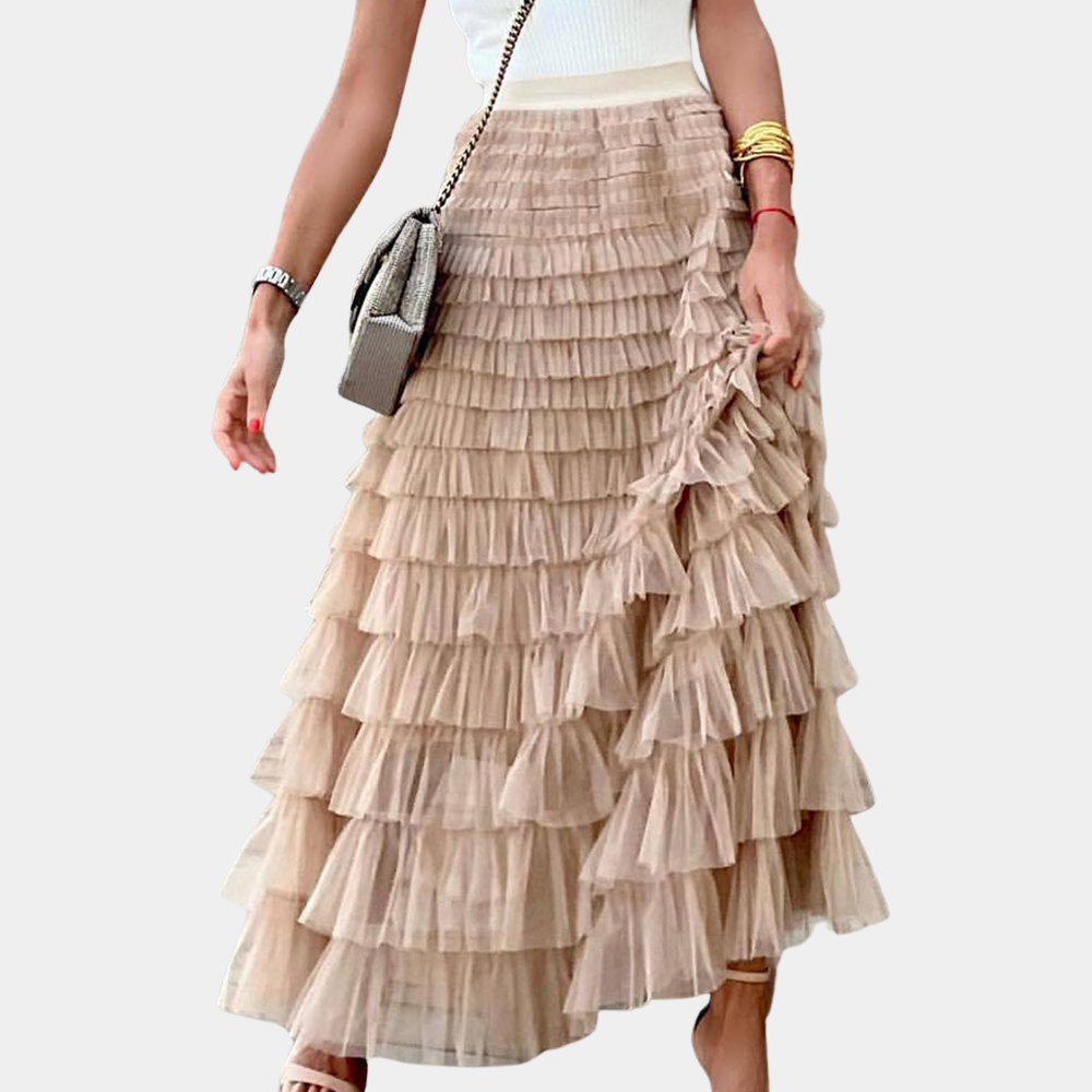 Gelaagde Maxi Rok