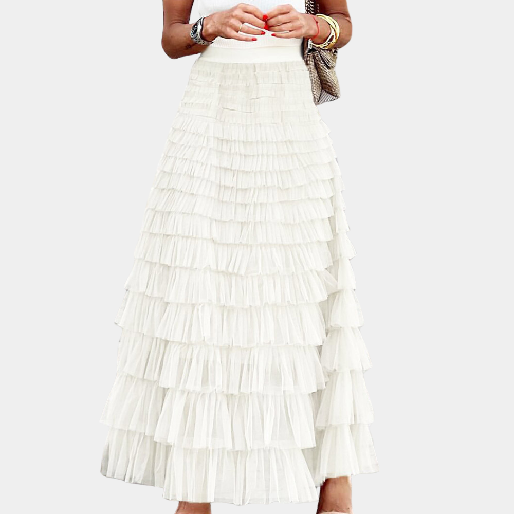 Gelaagde Maxi Rok
