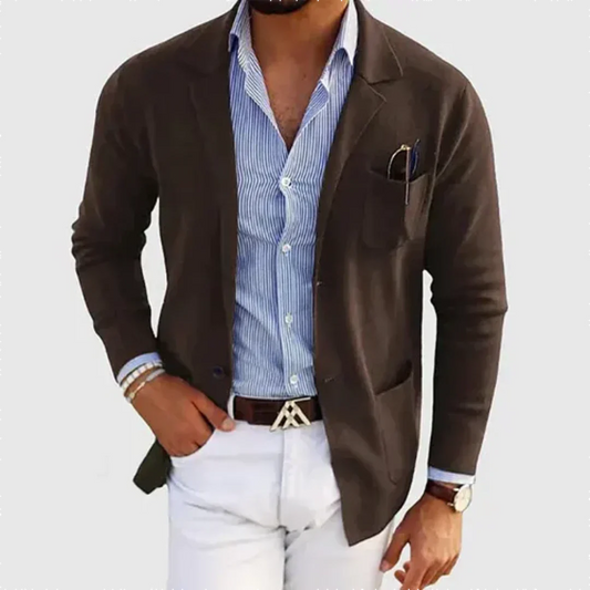 Santiago - herenblazer met lange mouwen
