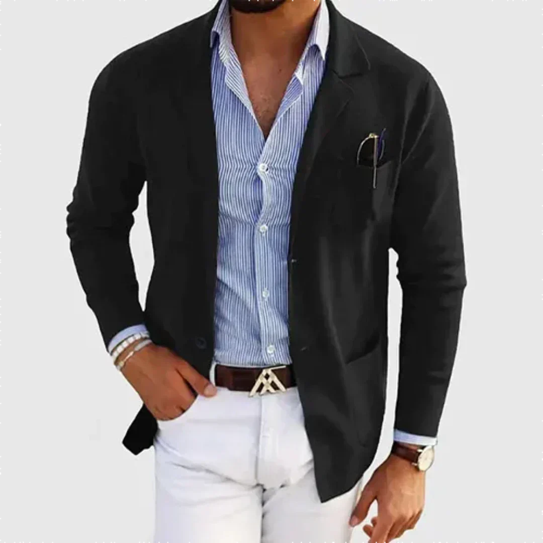 Santiago - herenblazer met lange mouwen