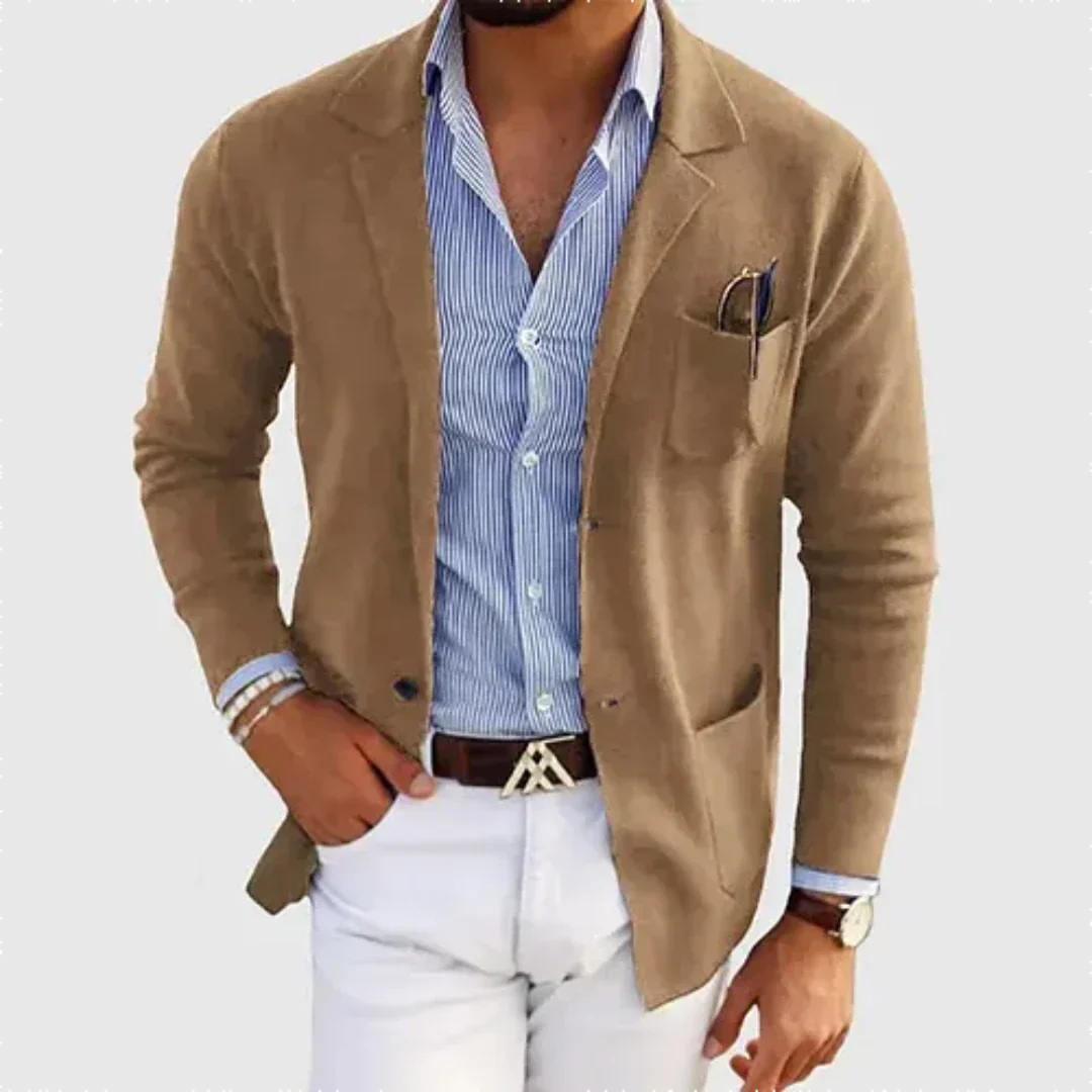 Santiago - herenblazer met lange mouwen