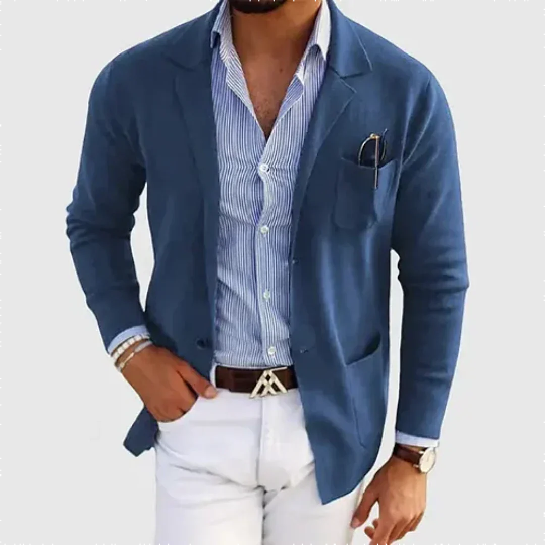 Santiago - herenblazer met lange mouwen