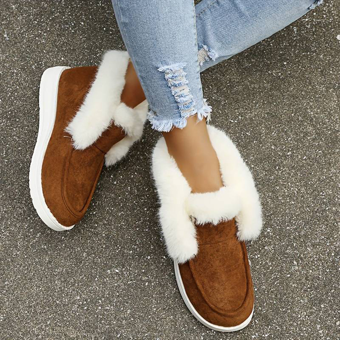 Lancy - Knusse Pluizige Sneakers voor Vrouwen