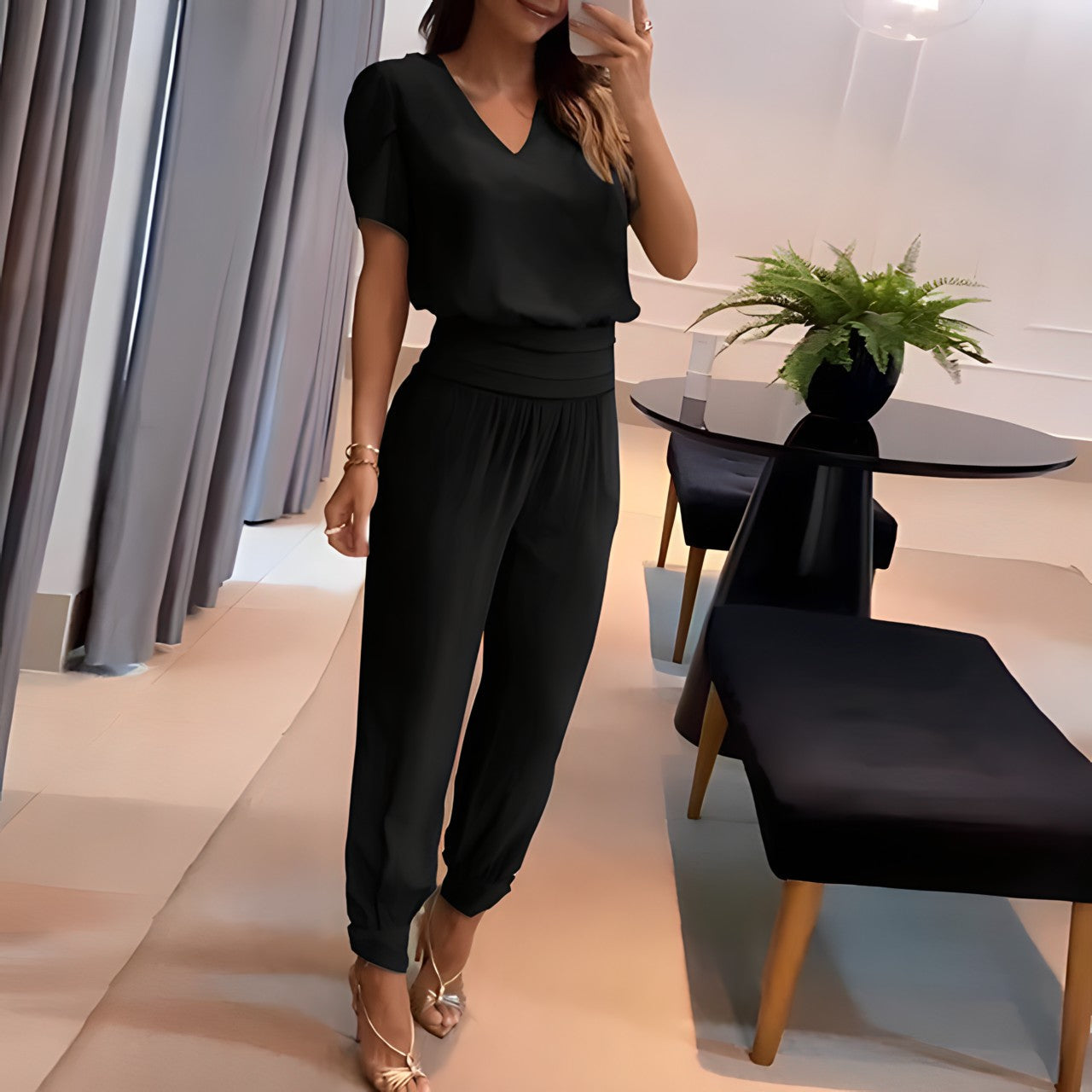 Lilith Set - Stijlvolle Shirt en Broek Set