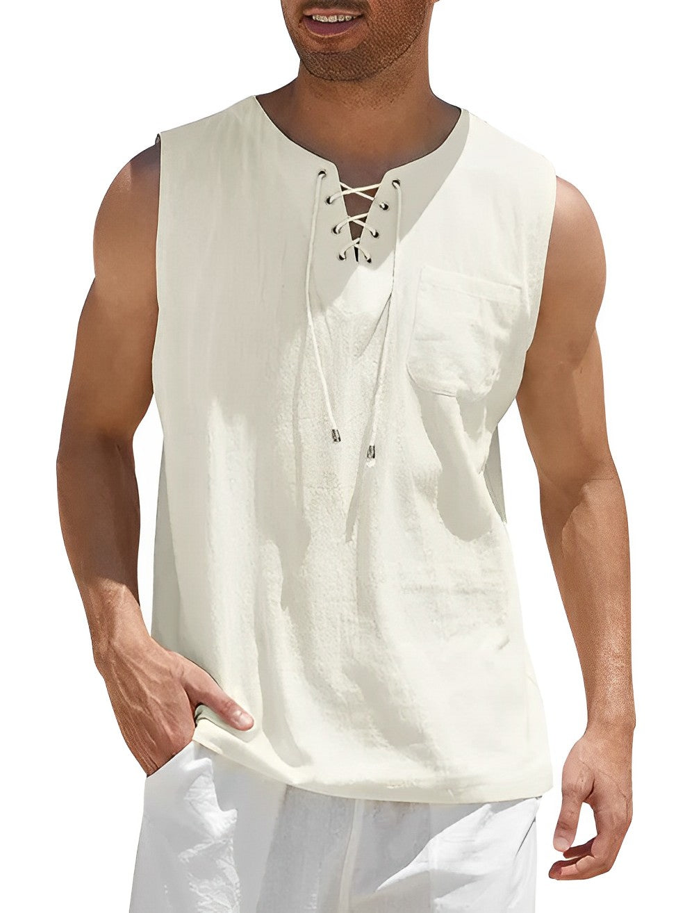 Raul - Heren Zomershirt - Comfortabele Mouwloze Stijl