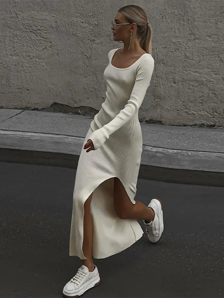 Isabella - Comfy Jurken Lange Mouwen Vrouwen