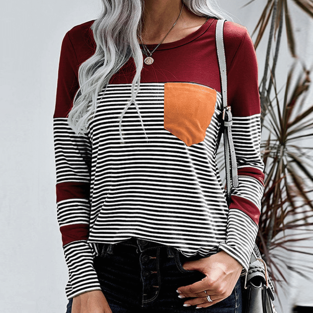 Gladyss - Trendy streepjesshirt voor Vrouwen