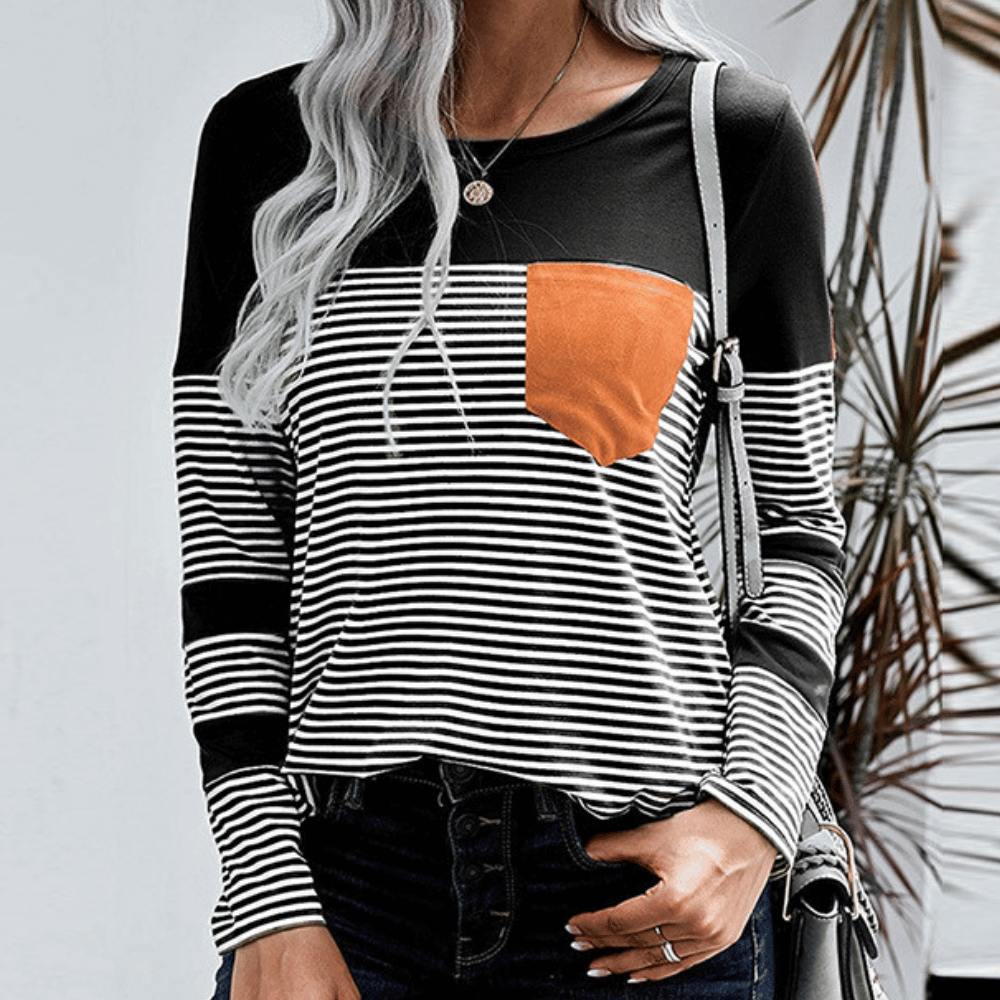 Gladyss - Trendy streepjesshirt voor Vrouwen