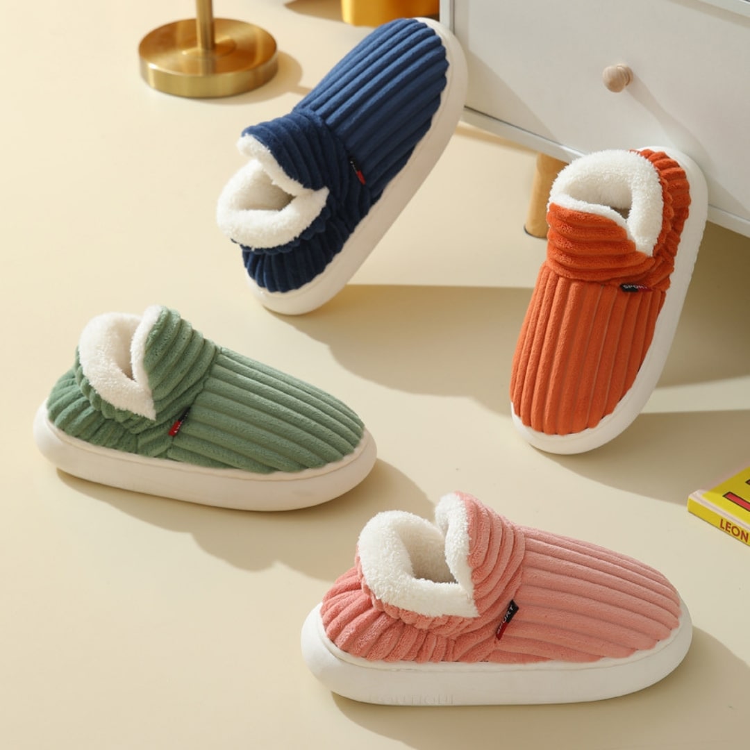 Maine - Warme pluizige pantoffels voor Vrouwen