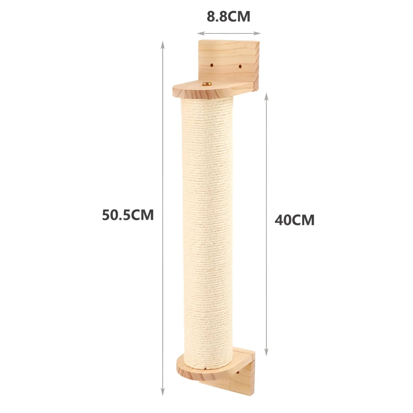 Wandklimplank voor Katten met Krabpaal – ClimbPaws