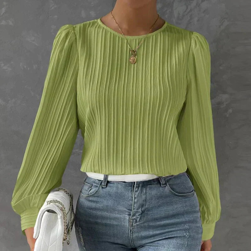 Jaydah - Elegante Blouse met Lange Mouwen voor Vrouwen
