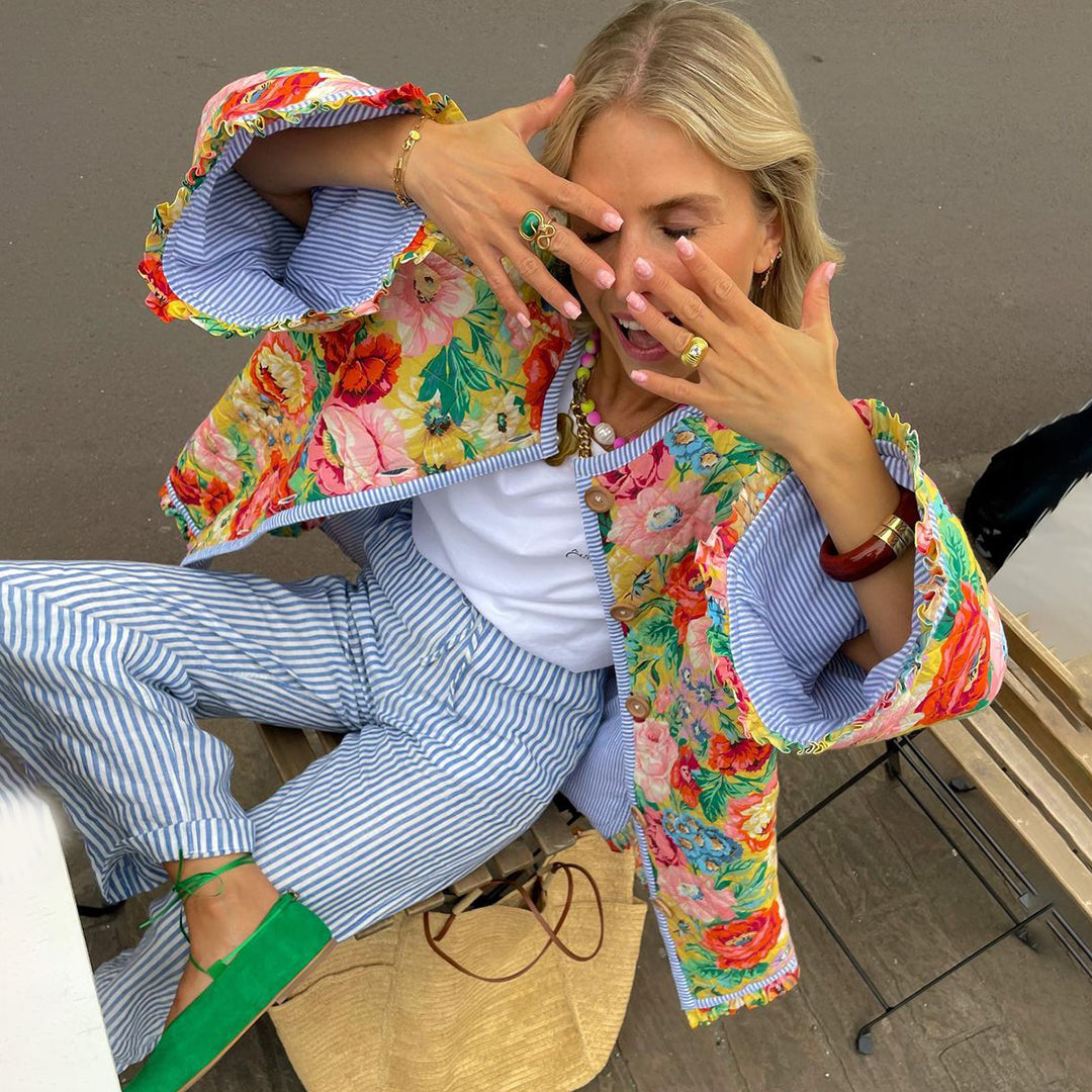 Marishka - Bloemenjas voor Dames - Comfortabel & Oversized