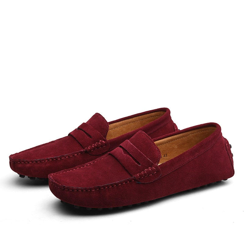 Suède Rijschoenen Loafers
