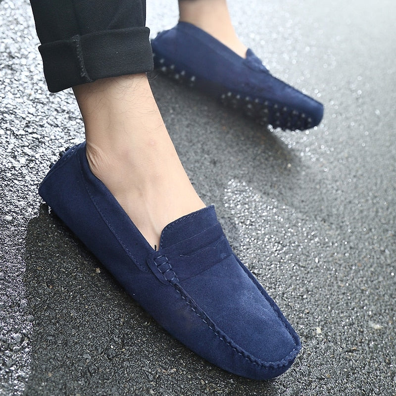Suède Rijschoenen Loafers