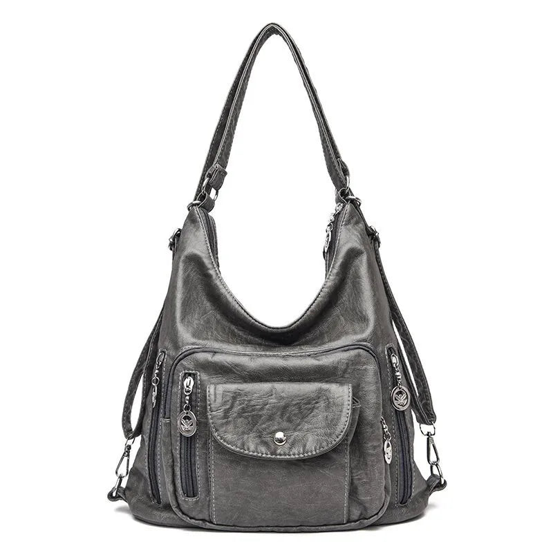 Poppie - Vintage Schouder Hobo Handtas voor Vrouwen