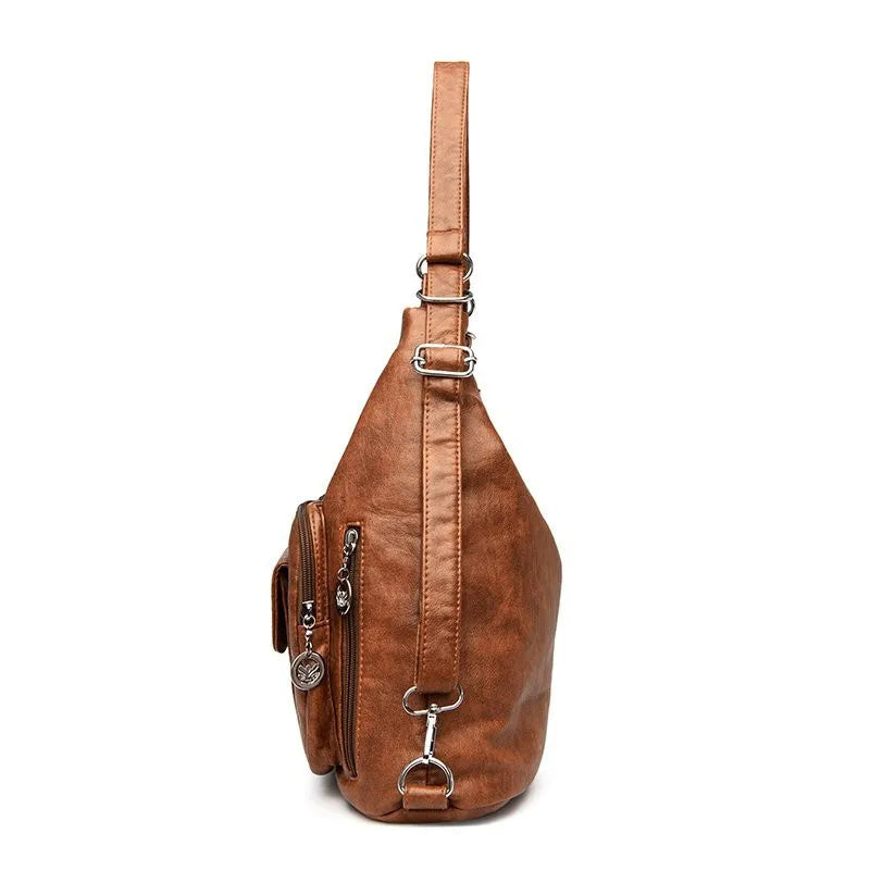 Poppie - Vintage Schouder Hobo Handtas voor Vrouwen