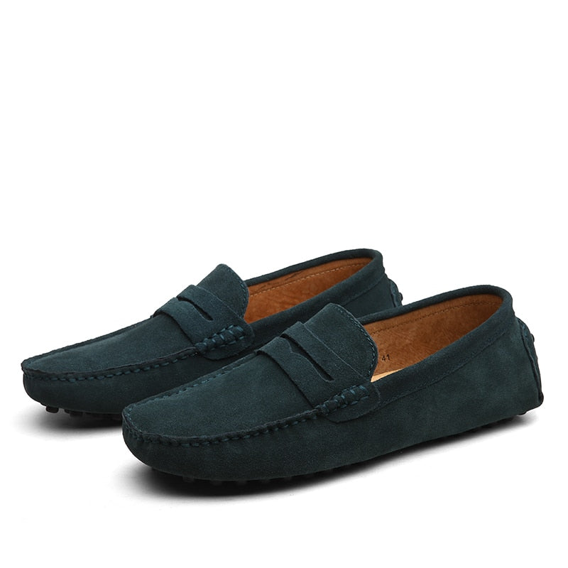 Suède Rijschoenen Loafers