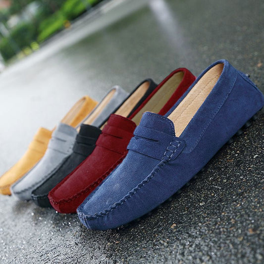 Suède Rijschoenen Loafers