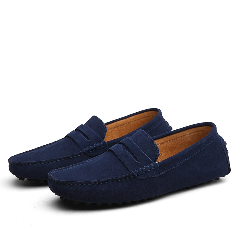 Suède Rijschoenen Loafers