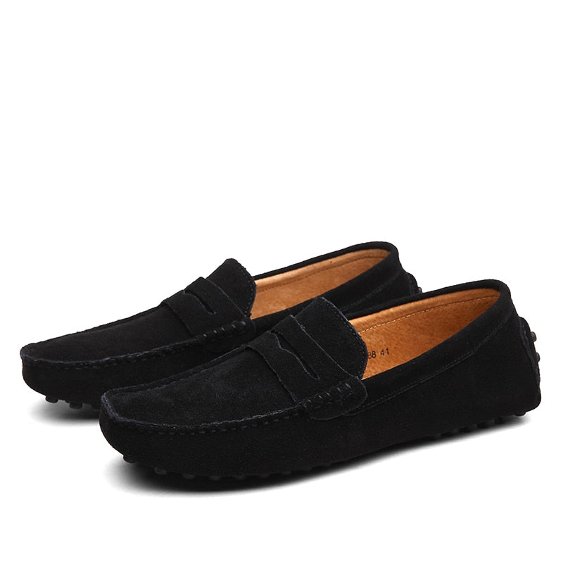 Suède Rijschoenen Loafers