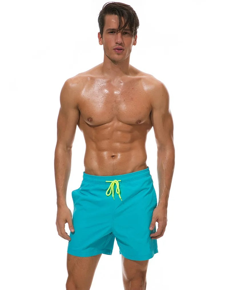 Ludo - Gestreepte Boardshorts voor Heren - Sportief & Sneldrogend