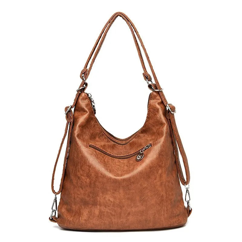Poppie - Vintage Schouder Hobo Handtas voor Vrouwen