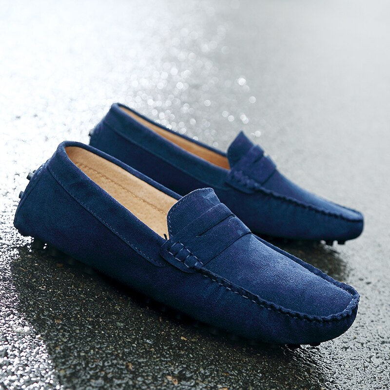 Suède Rijschoenen Loafers