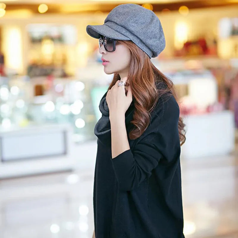 Sheila - Newsboy Cap voor Dames - Chic &  Veelzijdig