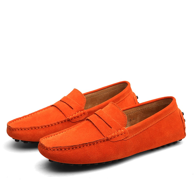 Suède Rijschoenen Loafers