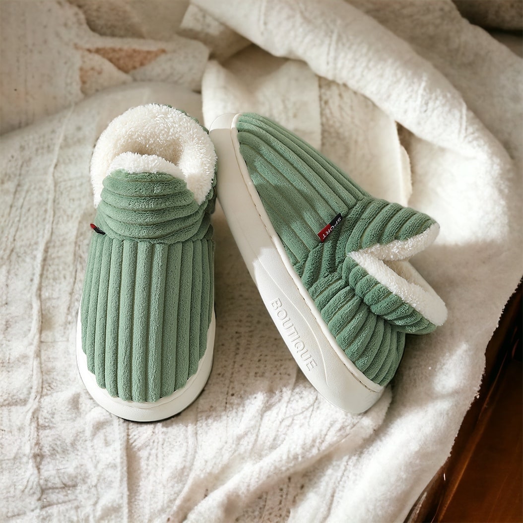 Maine - Warme pluizige pantoffels voor Vrouwen