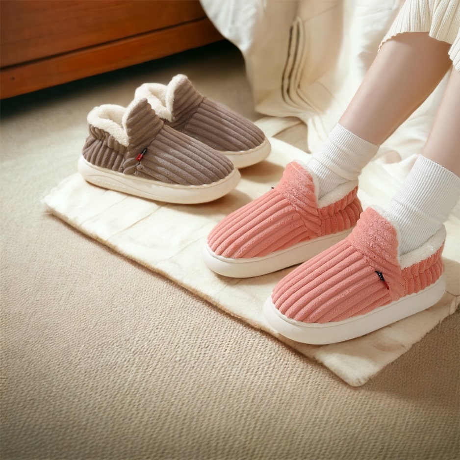 Maine - Warme pluizige pantoffels voor Vrouwen