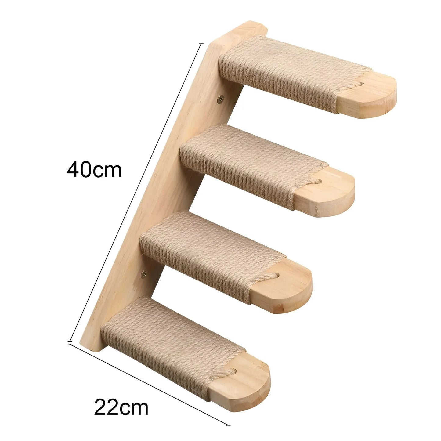 Wandklimplank voor Katten met Krabpaal – ClimbPaws